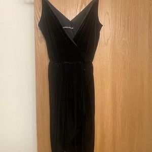 black velvet dress